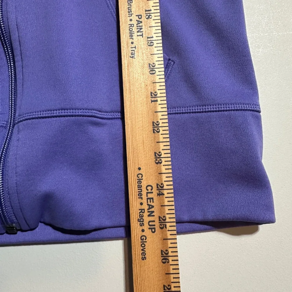 Nike Therma-FIT Hoodie Womens Medium Purple Full Zip Fleece Sweatshirt Active